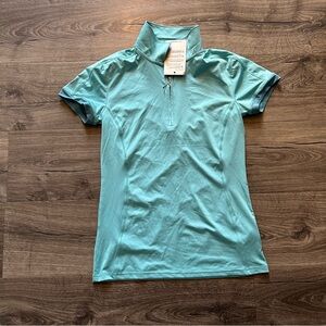 Ariat Turquoise Short Sleeve Polo NWT